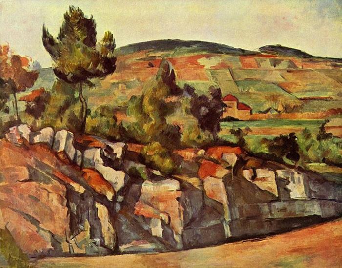 Paul Cezanne Berge in der Provence oil painting image